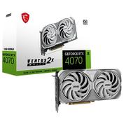 MSI Gaming GeForce RTX 4070 12GB GDRR6X 192-Bit HDMI/DP Nvlink TORX Fan 4.0 Ada Lovelace Architecture Graphics Card (RTX 4070 Ventus 2X White 12G OC)
