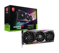 MSI Gaming GeForce RTX 4070 12GB GDRR6X Extreme Clock: 2625 MHz 192-Bit HDMI/DP Nvlink TORX Fan 4.0 Ada Lovelace Architecture Graphics Card (RTX 4070 GAMING X TRIO 12G)
