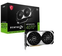 msi Gaming GeForce RTX 4070 Ti 12GB GDRR6X 192-Bit HDMI/DP Nvlink TORX Fan 4.0 Ada Lovelace Architecture Graphics Card (RTX 4070 Ti Ventus 2X 12G OC), Black