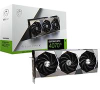 MSI Gaming GeForce RTX 4070 Ti 12GB GDRR6X 192-Bit HDMI/DP Nvlink Tri-Frozr 3 Ada Lovelace Architecture Graphics Card (RTX 4070 Ti SUPRIM X 12G)