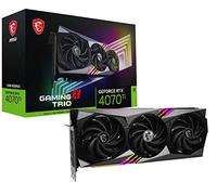 MSI Gaming GeForce RTX 4070 Ti 12GB GDRR6X 192-Bit HDMI/DP Nvlink Tri-Frozr 3 Ada Lovelace Architecture Graphics Card (RTX 4070 Ti Gaming X Trio 12G)