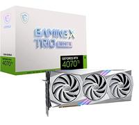 MSI Gaming GeForce RTX 4070 Ti 12GB GDRR6X 192-Bit HDMI/DP Nvlink Tri-Frozr 3 Ada Lovelace Architecture Graphics Card (RTX 4070 Ti Gaming X Trio White 12G)
