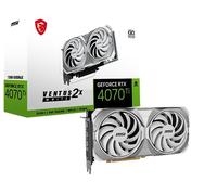 MSI Gaming GeForce RTX 4070 Ti 12GB GDRR6X Extreme Clock: 2655 MHz 192-Bit HDMI/DP Nvlink Tri-Frozr 3 Ada Lovelace Architecture Graphics Card (RTX 4070 Ti Ventus 2X White 12G OC)