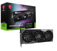 MSI Gaming GeForce RTX 4090, 24GB GDRR6X, 384-Bit, Extreme Clock: 2595 MHz, HDMI/DP Nvlink Tri-Frozr 3 Ada Lovelace Architecture OC Graphics Card (RTX 4090 Gaming X Slim 24G)