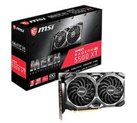 MSI Gaming Radeon RX 5500 XT Boost Clock: 1845 MHz 128-bit 8GB GDDR6 DP/HDMI Dual Torx 3.0 Fans Crossfire Freesync VR Ready Graphics Card (RX 5500 XT MECH 8G OC), Model: