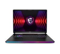 MSI Gaming Raider GE78 HX 14VHG-647U Intel® Core™ i9 i9-14900HX Laptop 43.2 cm (17") Quad HD+ 32 GB DDR5-SDRAM 4 TB SSD NVIDIA GeForce RTX 4080 Wi-Fi 7 (802.11be) Windows 11 Pro Black