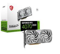 MSI Gaming RTX 4070 Super 12G Ventus 2X White OC Graphics Card (NVIDIA RTX 4070 Super, 192-Bit, Extreme Clock: 2520 MHz, 12GB GDRR6X 21 Gbps, HDMI/DP, Ada Lovelace Architecture)