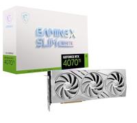 MSI Gaming RTX 4070 Ti Gaming X Slim White 12G Graphics Card (NVIDIA RTX 4070 Ti, 192-Bit, Boost Clock: 2745 MHz, 12GB GDRR6X 21 Gbps, HDMI/DP, Ada Lovelace Architecture)