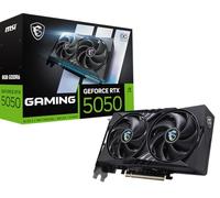 MSI Gaming RTX 5050 8G Gaming OC Graphics Card (8GB GDDR6,128-bit, Extreme Performance: 2647MHz, DisplayPort x3 2.1a, HDMI 2.1b, NVIDIA Blackwell Architecture)