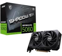 MSI Gaming RTX 5060 8G Shadow 2X OC Graphics Card (8GB GDDR7,128-bit, Extreme Performance: 2535MHz, DisplayPort x3 2.1a, HDMI 2.1b, NVIDIA Blackwell Architecture)