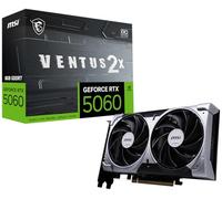 MSI Gaming RTX 5060 8G Ventus 2X OC Graphics Card (8GB GDDR7,128-bit, Extreme Performance: 2535MHz, DisplayPort x3 2.1a, HDMI 2.1b, NVIDIA Blackwell Architecture)