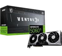 MSI Gaming RTX 5060 Ti 16G Ventus 3X OC Graphics Card (16GB GDDR7, 128-bit, Extreme Performance: 2617 MHz, DisplayPort x 3 2.1a, HDMI 2.1b, NVIDIA Blackwell Architecture)