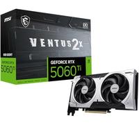 MSI Gaming RTX 5060 Ti 8G Ventus 2X OC Plus Graphics Card (8GB GDDR7,TBA-bit, Extreme Performance: TBA MHz, DisplayPort x3 2.1a, HDMI 2.1b, NVIDIA Blackwell Architecture)