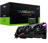MSI Gaming RTX 5070 12G Vanguard SOC Launch Edition Graphics Card (12GB GDDR7, 192-bit, Extreme Performance: 2655 MHz, DisplayPort x 3 2.1a, HDMI 2.1b, NVIDIA Blackwell Architecture)