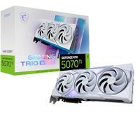 MSI Gaming RTX 5070 TI 16G Gaming Trio OC White Graphics Card (16GB GDDR7, 256-bit, Extreme Performance: 2580 MHz, DisplayPort x 3 2.1a, HDMI 2.1b, NVIDIA Blackwell Architecture)