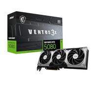 MSI Gaming RTX 5080 16G Ventus 3X OC Graphics Card (16GB GDDR7, 256-bit, Extreme Performance: 2655 MHz, DisplayPort x3 2.1a, HDMI 2.1b, NVIDIA Blackwell Architecture)