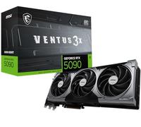 msi Gaming RTX 5090 32G Ventus 3X OC Graphics Card (32GB GDDR7, 512-bit, Extreme Performance: 2452 MHz, DisplayPort x3 2.1a, HDMI 2.1b, NVIDIA Blackwell Architecture)