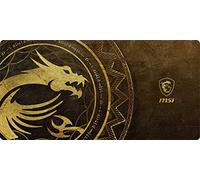 MSI Gaming XXL Ultra-Smooth Silk Low-Friction Textile Surface Non-Slip Natural Rubber Base 3mm Thick Gaming Mouse Pad (Agility G D80 Dragon TIAMAT)