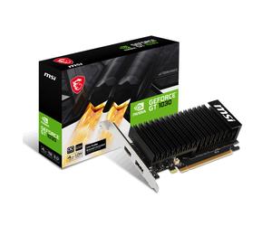 MSI GeForce GT 1030 LP 4GB OC GDDR4 DirectX 12.0 Graphics Card