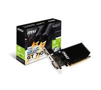 MSI GeForce GT 710 2GB Graphics Card | Passive Silent | Low Profile | HDMI DVI V