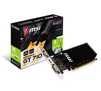 MSI GeForce GT 710 2GD3H LP Graphics Card '2GB DDR3, 954MHz, Low Profile, Low...