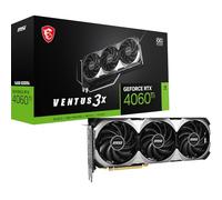 MSI GeForce RTX 4060 Ti VENTUS 3X 16G OC Graphics Card - RTX 4060 Ti GPU, 16GB GDDR6 (18Gbps/128-bit), PCIe 4.0 - 3 x TORX Fan 4.0 - HDMI 2.1a, DisplayPort 1.4a