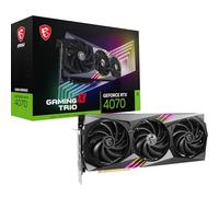 MSI GeForce RTX 4070 GAMING X TRIO 12G Graphics Card - RTX 4070 GPU, 12GB GDDR6X (21Gbps/192-bit), PCIe 4.0 - TRI FROZR 3 (3 x TORX Fan 5.0), RGB - HDMI 2.1, DisplayPort 1.4a