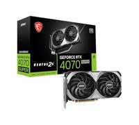 MSI GeForce RTX 4070 SUPER 12G VENTUS 2X OC Gaming Graphics Card - 12GB GDDR6X, PCI Express Gen 4, 192-bit, 3x DP v 1.4a, HDMI 2.1a (Supports 4K & 8K HDR) + Indiana Jones