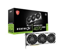 MSI GeForce RTX 4070 SUPER 12G VENTUS 3X OC Gaming Graphics Card - 12GB GDDR6X, PCI Express Gen 4, 192-bit, 3x DP v 1.4a, HDMI 2.1a (Supports 4K & 8K HDR) + Indiana Jones