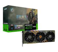 MSI GeForce RTX 4070 Ti SUPER 16G GAMING SLIM STALKER 2 EDITION Graphics Card - RTX 4070 Ti SUPER, GDDR6X (21Gbps/256-bit), PCIe 4.0 - TRI FROZR 3, RGB - HDMI 2.1, DisplayPort 1.4a + Indiana Jones