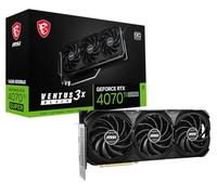 MSI GeForce RTX 4070 Ti Super 16G Ventus 3X Black OC Graphics Card (NVIDIA RTX 4070 Ti Super, 256-Bit, Extreme Clock: 2655 MHz, 16GB GDRR6X 21Gbps, HDMI/DP, Ada Lovelace Architecture)