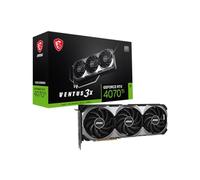MSI GeForce RTX 4070 Ti Ventus 3X E1 12G OC Gaming Graphics Card - 12GB GDDR6X, 2655MHz, PCI Express Gen 4, 192 Bits, 3X DP v 1.4a, HDMI 2.1a (Supports 4K & 8K HDR)