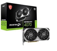 MSI GeForce RTX 4070 VENTUS 2X E 12G OC 2 Fan Compact Size Graphics Card VD8664