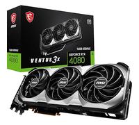MSI GeForce RTX 4080 16GB VENTUS 3X OC Gaming Graphics Card - 16GB GDDR6X, 2550 MHz, PCI Express Gen 4, 256-bit, 3x DP v 1.4a, HDMI 2.1a (Supports 4K & 8K HDR)