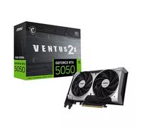 MSI GeForce RTX 5050 8G VENTUS 2X OC Graphics Card - RTX 5050 GPU, 8GB GDDR6 (20Gbps/128-bit), PCIe 5.0 - DUAL-Fan Thermal Design (2 x TORX FAN 5.0) - HDMI 2.1b, DisplayPort 2.1b