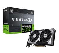 MSI GeForce RTX 5050 8G VENTUS 2X OC Graphics Card - RTX 5050 GPU, 8GB GDDR6 (20Gbps/128-bit), PCIe 5.0 - DUAL-Fan Thermal Design (2 x TORX FAN 5.0) - HDMI 2.1b, DisplayPort 2.1b