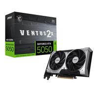MSI GeForce RTX 5050 8G VENTUS 2X OC Graphics Card - RTX 5050 GPU, 8GB GDDR6 (20Gbps/128-bit), PCIe 5.0 - DUAL-Fan Thermal Design (2 x TORX FAN 5.0) - HDMI 2.1b, DisplayPort 2.1b
