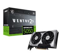 MSI GeForce RTX 5050 Ventus 2X OC 8GB GDDR6 PCI-Express Graphics Card