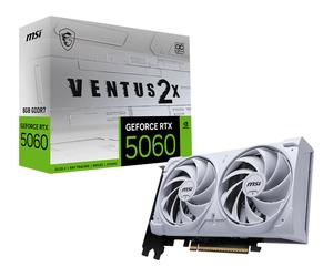MSI GeForce RTX 5060 8G VENTUS 2X OC WHITE NVIDIA 8 GB GDDR7