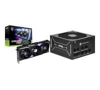 MSI GeForce RTX 5060 Ti 8G Gaming Trio OC Graphics Card + MAG A650GLS PCIE5 650W 80+ Gold ATX 3.1 Power Supply