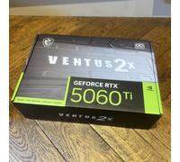 MSI NVIDIA GeForce RTX 5060 Ti 8G VENTUS 2X OC PLUS GDDR7 128bit Gaming Graphics card, Boost Clock up to 2617 MHz, PCIe Gen 5, DLSS 4, DP 2.1 x 3, HDMI 2.1 x 1, SFF Ready