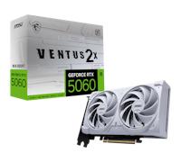 MSI GeForce RTX 5060 8G VENTUS 2X OC WHITE 8GB GDDR7 Graphics Card