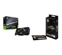 MSI GeForce RTX 5070 12G SHADOW 2X OC Graphics Card GDDR7, PCIe 5.0, HDMI 2.1b, DP 2.1b / MSI SPATIUM M470 PRO SSD 1TB - PCIe 4.0 NVMe M.2 Internal Solid State Drive, 6000MB/s Read & 4500MB/s Write