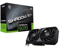 MSI GeForce RTX 5070 12G SHADOW 2X OC Graphics Card - RTX 5070 GPU, 12GB GDDR7 (28Gbps/192-bit), PCIe 5.0 - Dual Fan Thermal Design (2 x TORX FAN 5.0) - HDMI 2.1b, DisplayPort 2.1b
