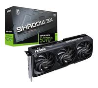 MSI GeForce RTX 5070 Ti 16G Shadow 3X OC Graphics Card, 16GB GDDR7 (28Gbps/256-bit), PCIe 5.0 - Triple Fan Thermal Design (3x Torx Fan 5.0) - HDMI 2.1b, DP 2.1b, 16384 MB