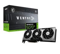 MSI GeForce RTX 5070 Ti 16G VENTUS 3X OC Graphics Card - RTX 5070 Ti GPU, 16GB GDDR7 (28Gbps/256-bit), PCIe 5.0 - Triple Fan Thermal Design (3 x TORX FAN 5.0) - HDMI 2.1b, DisplayPort 2.1b