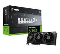 MSI GeForce RTX 5080 16 GB VENTUS 3X OC Graphics Card - Black, Silver/Grey
