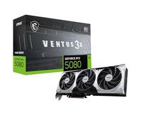 MSI GeForce RTX 5080 16G VENTUS 3X OC PLUS Graphics Card - RTX 5080 GPU, 16GB GDDR7 (30Gbps/256-bit), PCIe 5.0 - Triple Fan Design (3 x TORX FAN 5.0) - HDMI 2.1b, DisplayPort 2.1b