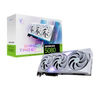 MSI GeForce RTX 5080 Gaming Trio OC White 16GB GDDR7 PCI-Express Graphics Card