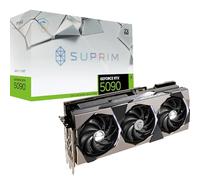 MSI GeForce RTX 5090 32G SUPRIM SOC Graphics Card - RTX 5090 GPU, 32GB GDDR7 (28Gbps/512-bit), PCIe 5.0 - HYPER FROZR (3 x STORMFORCE Fan) - Gaming & Silent Mode, RGB - HDMI 2.1b, DisplayPort 2.1b